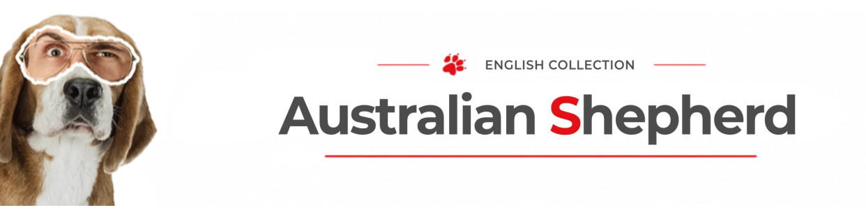 Australian Shepherd Signs, Stickers & Keychains | 4 Colors Collection