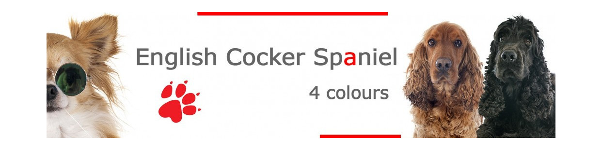 English Cocker Spaniel Signs, Stickers and Keychains