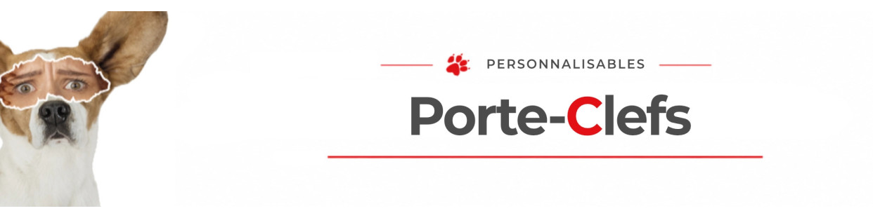 Porte-clés personnalisés avec votre chien