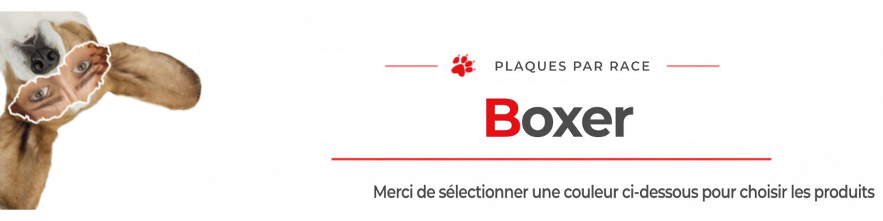 Boxer – Plaques, stickers et porte-clés