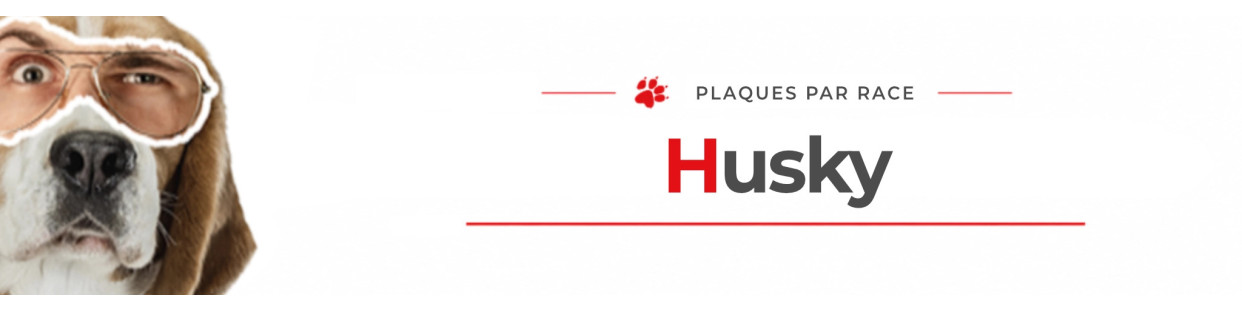 Husky – Plaques, stickers et porte-clés