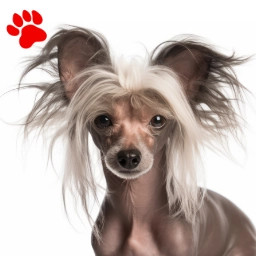 Chien Chinois à Crête