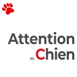 Pancartes personnalisables Attention au chien