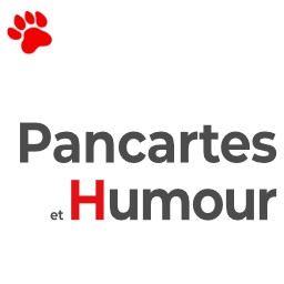 Pancartes et stickers humoristiques personnalisables