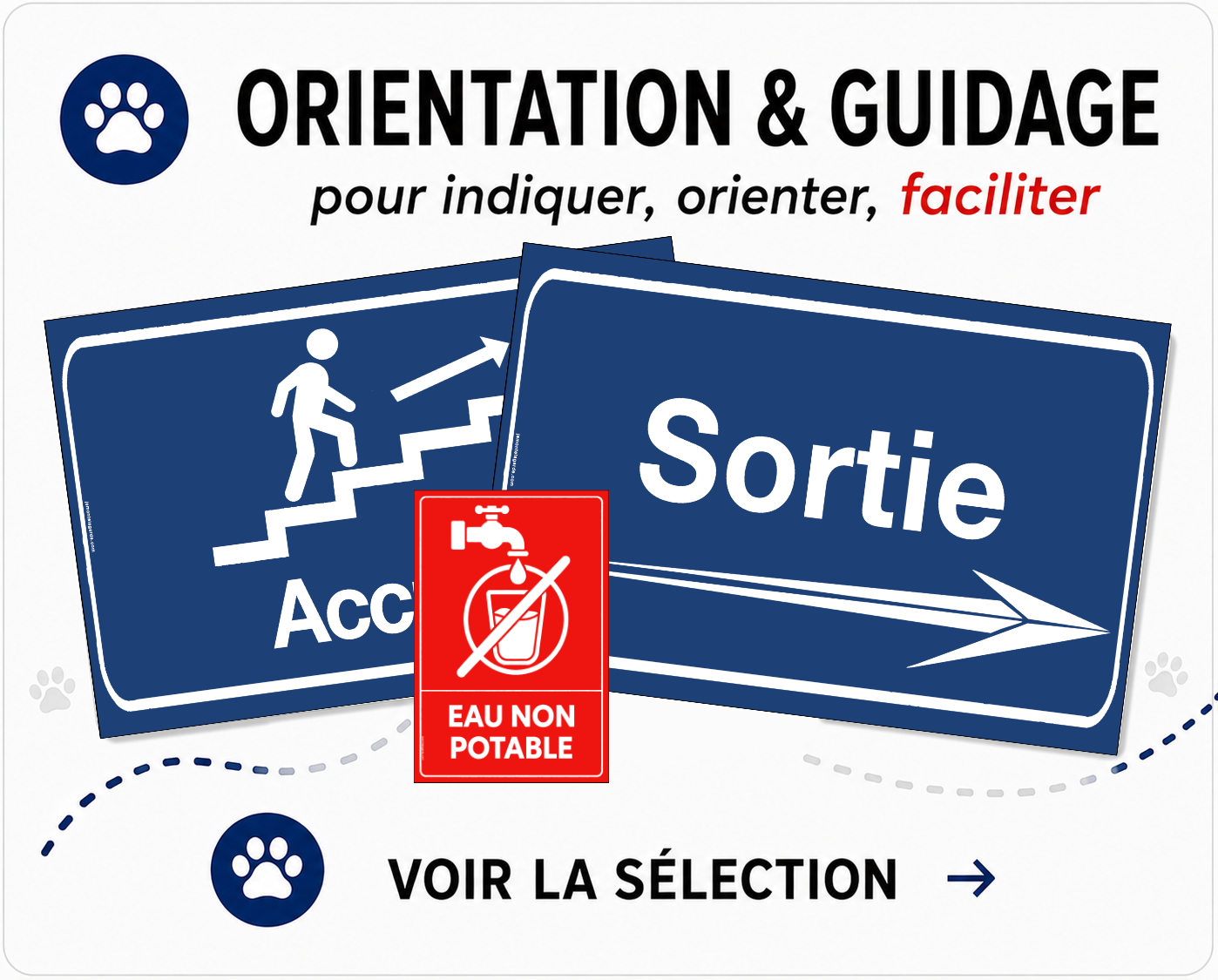 Signalétique orientation et guidage